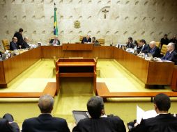 Se espera que la sesión de la Suprema Corte dure hasta muy noche. AP / E. Peres