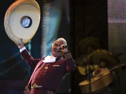 Este sábado se realizará el concierto final de Vicente Fernández. AP / ARCHIVO