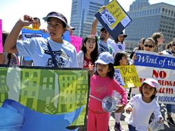 Inmigrantes de diversas partes del país se han desplazado a Washington a la espera del fallo. AP / A. Newman