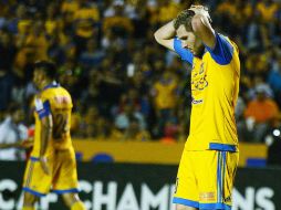Tigres pierde 2-0 en la final de la idea de la ''Concachampions'' ante el América. NTX / C. Pérez