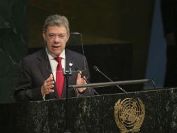 En su comparecencia, el mandatario colombiano llama a buscar modelos que coloquen como prioridad la salud pública. EFE / A. Gombert