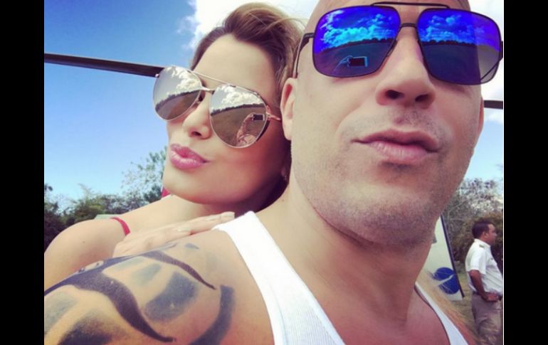 Vin  Diesel deja claro que la belleza de la Miss Colombia lo ha cautivado. INSTAGRAM / @gutierrezary