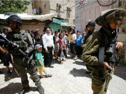 El ataque se produjo durante la celebración del Pésaj, motivo por el que esta semana se aumentaron las medidas de seguridad. EFE / A. Al Hashlamoun