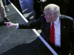 Para Donald Trump, el dominio militar estadounidense 'debe ser incuestionable'. AFP / J. Sommers