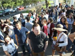 El líder estudiantil asegura que en lo que va del año han atropellado a cuatro estudiantes en los alrededores del CUCEA. EL INFORMADOR / P. Pérez