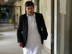 Qamar Nadeem, abogado de Shakil Afridi, confía en que pronto su cliente pueda ser liberado. AFP / A. Majeed