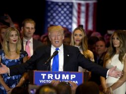 Tras su victoria en Indiana, Trump está a menos de 200 delegados de lograr la nominación de forma matemática. AP / M. Altaffer