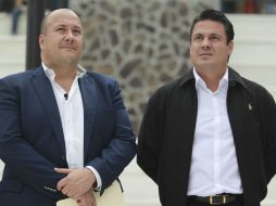 Alfaro y Sandoval han chocado en asuntos como filtración de audios, Policía Metropolitana vs Fuerza única y 'ley Uber', entre otros. EL INFORMADOR / ARCHIVO