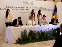 La Secretaría de Cultura actualizó ayer las reglas de operación del programa ECOS Música, que promueve las sinfónicas comunitarias. EL INFORMADOR / ARCHIVO