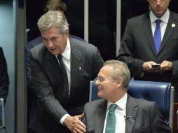 La sesión se inició a las 10:00 hora local del miércoles y se inscribieron para hablar 71 de los 81 senadores. EFE / C. Gomes