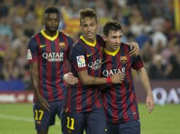 Al Barça le queda, tras la última fecha liguera, la disputa de la final de la Copa del Rey contra el Sevilla el 22 de mayo. NTX / ARCHIVO