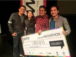 El equipo trabajó 52 horas continuas para realizar esta aplicación. TWITTER / SWITCH 2015