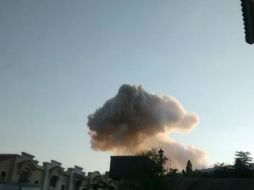 La explosión fue en la zona de Coyula. TWITTER / @BomberosTonala