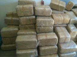 Durante el operativo del martes, se aseguraron 60 kilos de mariguana. NTX / ARCHIVO