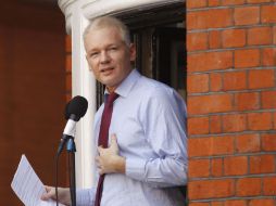 Julian Assange. Desde la embajada de Ecuador en Reino Unido. AP / ARCHIVO
