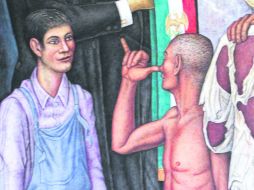 Este mural de Juan O’ Gorman ya nos habla de que la  Política,el  protagonismo, la demagogia y los falsos gurús  desgarran al pueblo. EL INFORMADOR / P. Fernández Somellera