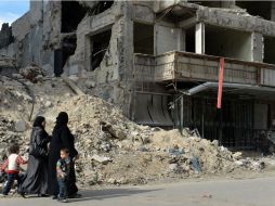 La zona bombardeada era la única comunicación con el exterior de 300 mil sirios para abastecerse de alimentos. AFP / ARCHIVO