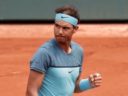 Ante Nadal en París, hace falta un plus para ganarle una manga. Son pocos los que lo han logrado en más de una década. EFE / I. Langsdon