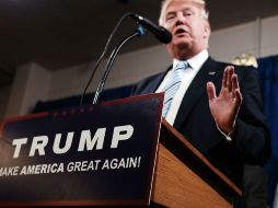 Trump suma ya mil 238 delegados rumbo a la convención de julio; para la nominación sólo necesita mil 237. AFP / S. Platt