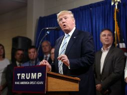 Trump señaló que la televisora deberá estar de acuerdo en pagar para causas de salud de la mujer. AFP / S. Platt