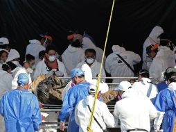 El objetivo de la exhumación es tomar muestras de ADN para cotejarlo con las de personas en busca de familiares desaparecidos. AFP / ARCHIVO