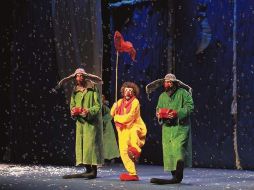 Slava’s Snowshow celebra 10 años de creación y de nueva cuenta ofrece una corta temporada en la ciudad. ESPECIAL /