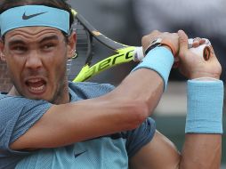 El tenista español mostró un gran vendaje en su partido del pasado jueves. AP / D.Vincent