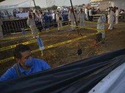 Autoridades estiman que en la fosa encontrarán 116 cuerpos. SUN / ARCHIVO