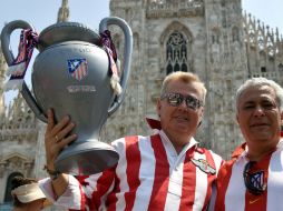 Undécima o revancha, mientras la afición, cuerpo técnico y jugadores del Atlético nunca dejan de creer. AFP / T. Fabi