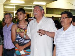 Pulido fue rescatado la madrugada de este lunes a menos de 24 horas de su secuestro; presenta una pequeña lesión. AFP /