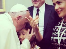 'No puedo amarlo más', escribe la famosa para acompañar la imagen. INSTAGRAM / salmahayek