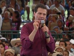 Peña refiere que la meta de su administración es reforzar los comedores con techo firme, agua potable, y otros servicios. YOUTUBE / Gobierno de la República