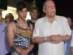 El delantero del Olympiakos fue rescatado luego que logró contactar a las autoridades. EFE / Gobierno de Tamaulipas