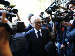 El abogado de Lionel Messi, Enrique Bacigalupo, a su llegada a la Audiencia de Barcelona. EFE / A. García