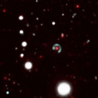 Descubren un 'anillo de Einstein', una rareza astronómica