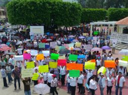 El secretario destaca que en Chiapas hay 98 por ciento de maestros en paro y que existe gran apoyo de la comunidad. SUN /