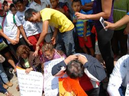 El dirigente señala que la acciones fueron realizadas por 'agentes infiltrados del Estado' para desprestigiar el movimiento. EFE /