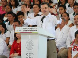 Instó a la CNTE a cambiar de actitud y recalcó que en el Gobierno Federal hay disposición de diálogo. NTX / ARCHIVO