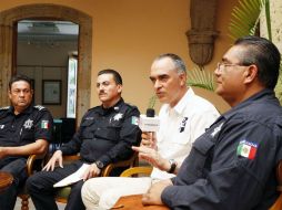 Comisarios. Salvador Navarro (Tlajomulco), Miguel Magaña (Tonalá), Salvador Caro (Guadalajara) y Camilo González (Tlaquepaque). EL INFORMADOR / A. Camacho