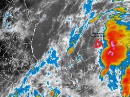 Esta depresión tropical, según su evolución, dirección de desplazamiento y desarrollo, no representa ningún riesgo. ESPECIAL / smn.cna.gob.mx/
