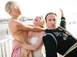 Taylor Swift sube a su cuenta de Instagram una fotografía junto a la feliz pareja. INSTAGRAM / taylorswift