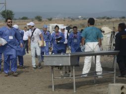 La Comisión Nacional estuvo atenta los 12 días al desarrollo de la diligencia a cargo de la Fiscalía General del Estado de Morelos. SUN / ARCHIVO