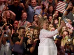 Hillary Clinton es la primera mujer que encabeza la candidatura presidencial de un partido importante. AFP / T. Clary