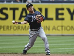 Daniel Castro de los Bravos de Atlanta. AP / L. Ignelzi