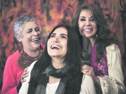 Talento. De izquierda a derecha, Eugenia León, Tania Libertad y Guadalupe Pineda llegan al Telmex este 10 de junio a las 21:00 horas. NTX /