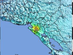 Zona del sismo, 17 km al este de Puerto Morazán, en el departamento de Chinandega. EFE / P. Morazán