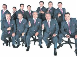 Propuesta. Para celebrar su aniversario, la Única Internacional Sonora Santanera lanzó un disco en el que participan famosos del pop. SUN /