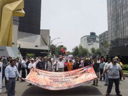 Los líderes de la CNTE buscarán ingresar en comisión para solicitar respuesta a la mesa de diálogo con el secretario de Gobernación. SUN / ARCHIVO