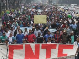 El movimiento magisterial afirma que 'tiene el respaldo de los padres de familia' porque hay acuerdo con ellos. EFE / ARCHIVO