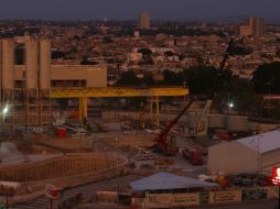 Construcción de la Línea 3 del Tren Ligero. La ciudad podría tener actualmente seis líneas. EL INFORMADOR / R. Tamayo